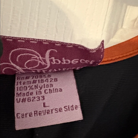 Vintage Intimate Appeal Black Slip Dress Nightgown Contrast Trim - Picture 4 of 5